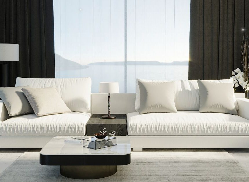 Black and White Living Room Decor