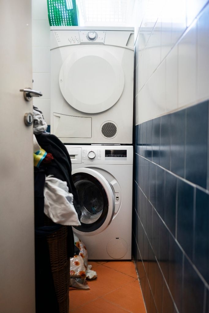 Blue Laundry Room