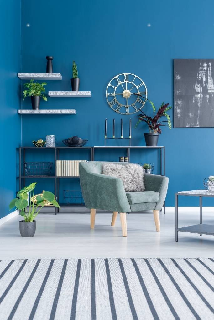 Blue Living Room Decor