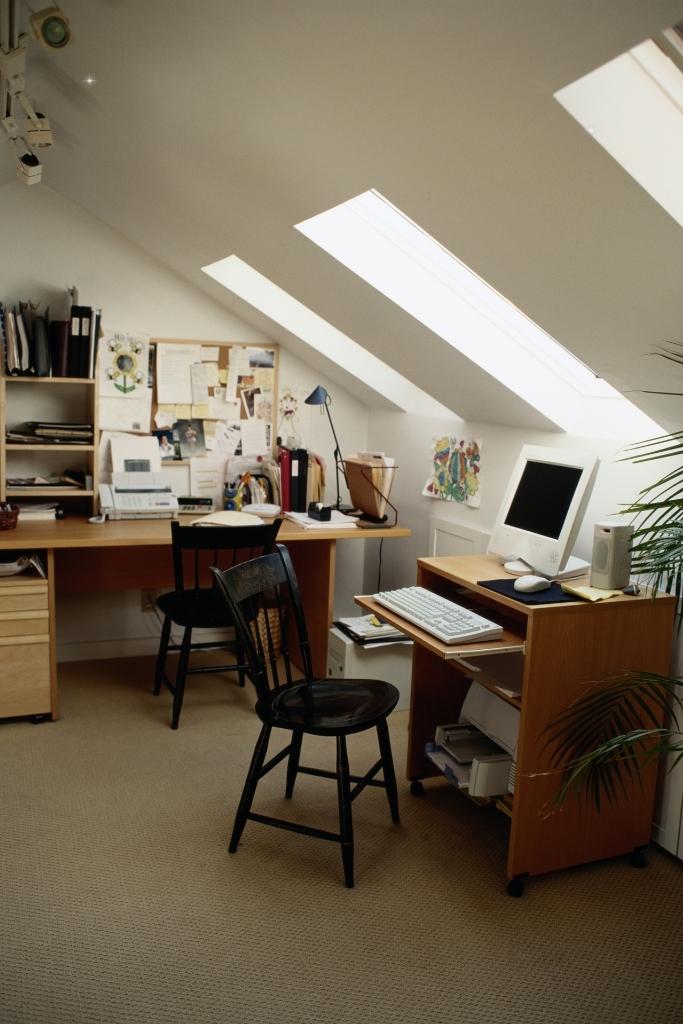 Double Desk Home Office