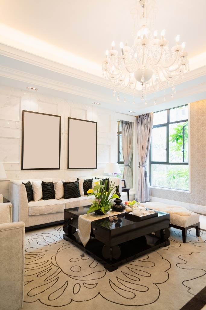 Glam Living Room Decor