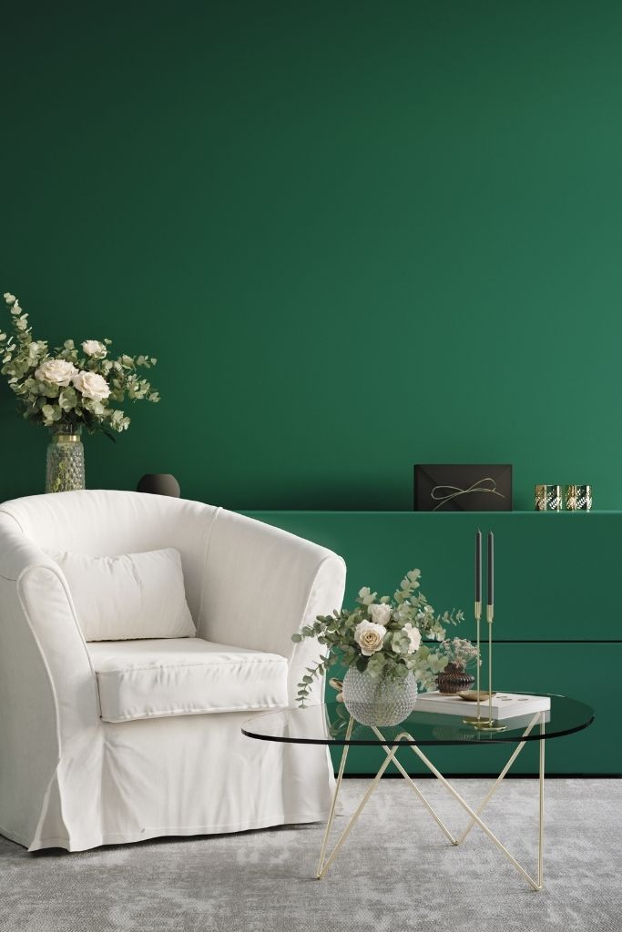 Green Living Room Decor