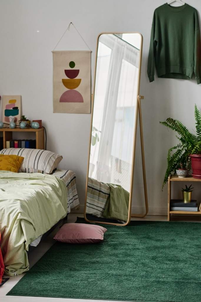 Green Teenage Girl Bedroom