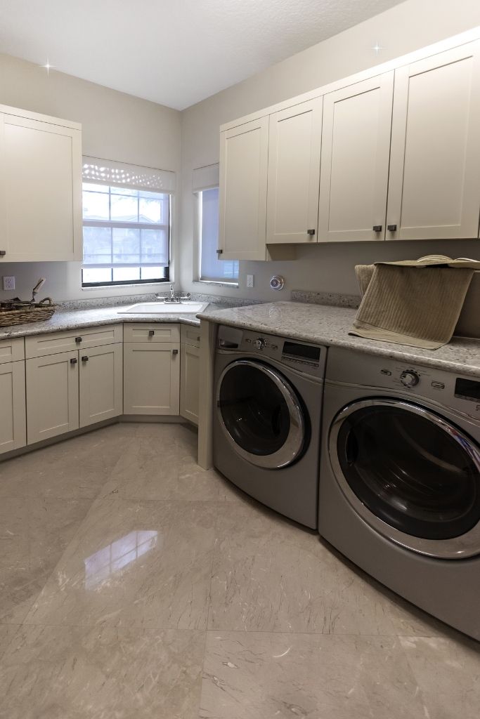 Laundry Room in Spanish Style