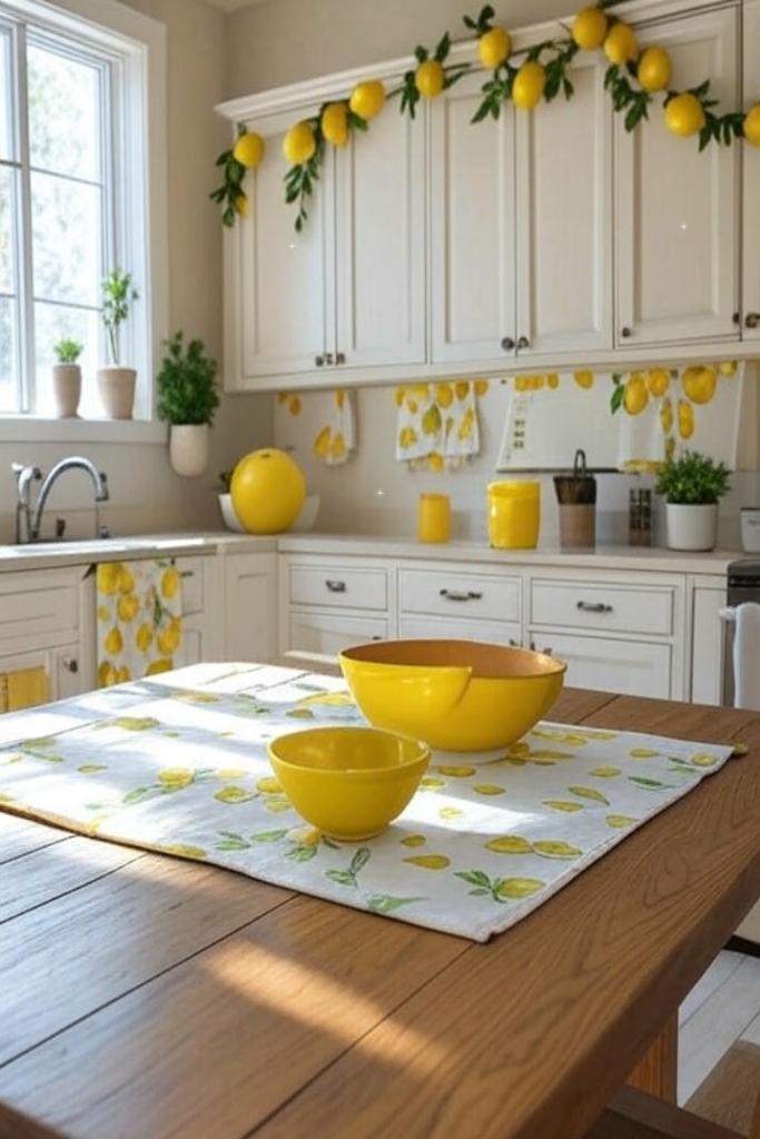 Lemon kitchen decor