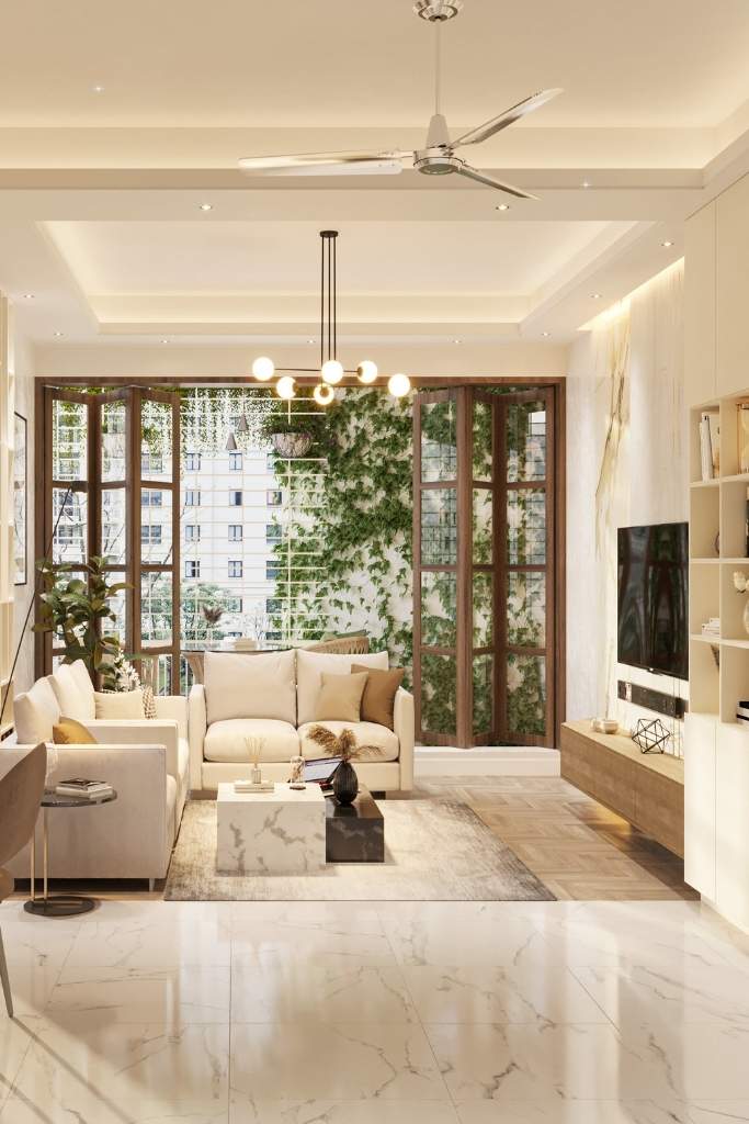 Luxe Neutrals living room decor