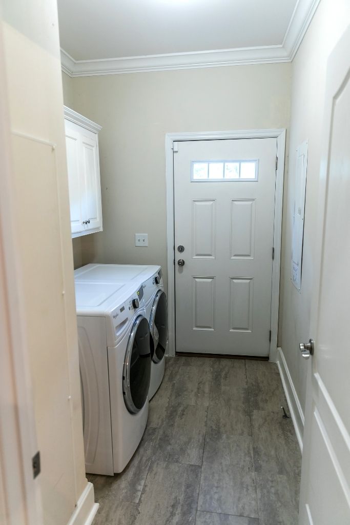 Narrow Laundry Room