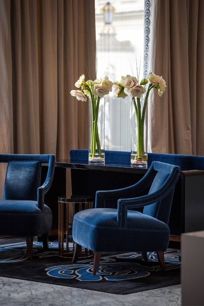 Navy Blue Living Room Decor