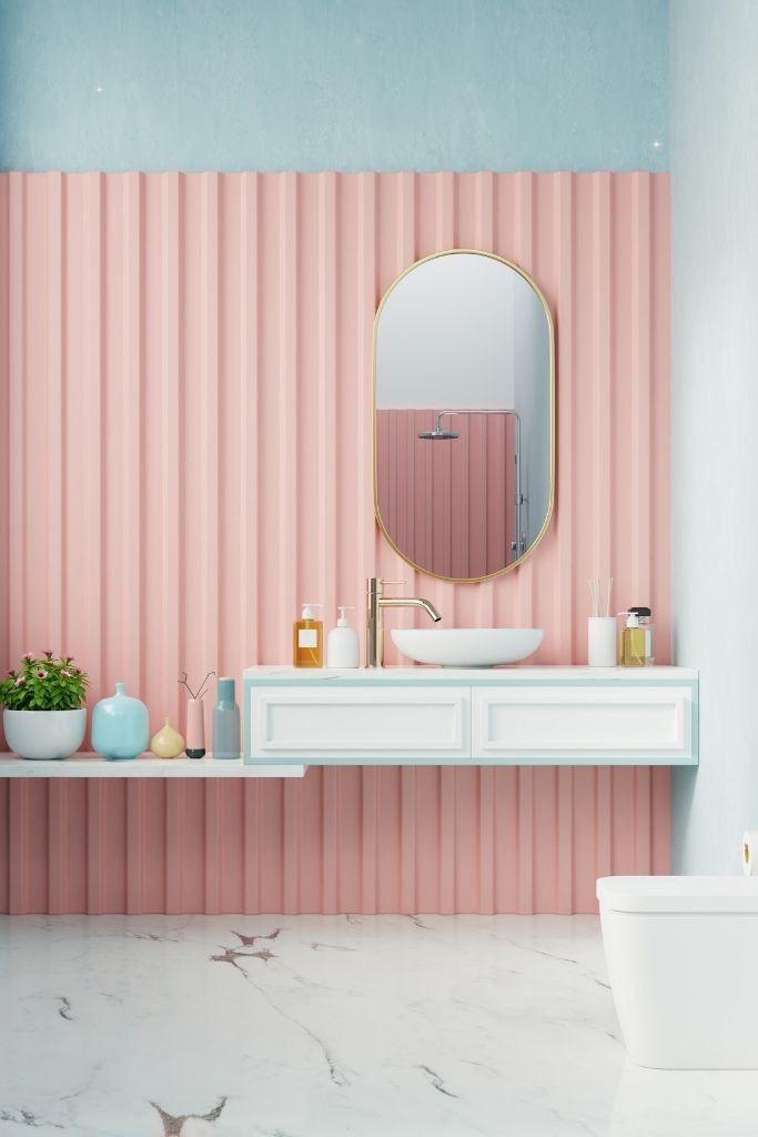 Pink Bathroom Decor