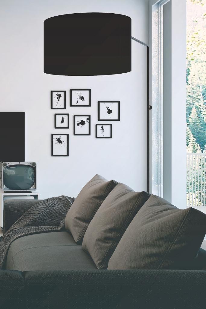 Rustic Black and White Living Room Decor