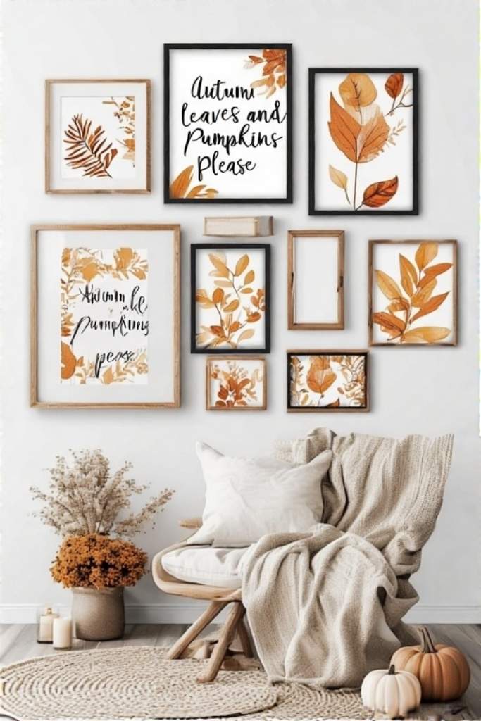 fall decor wall