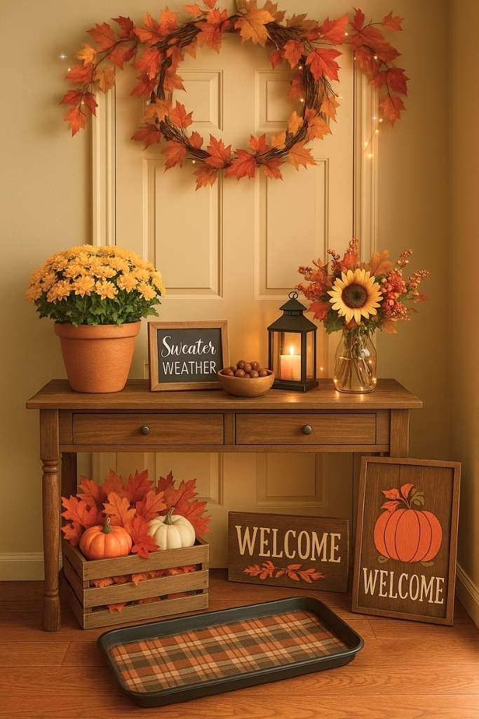 Fall Entryway Decor