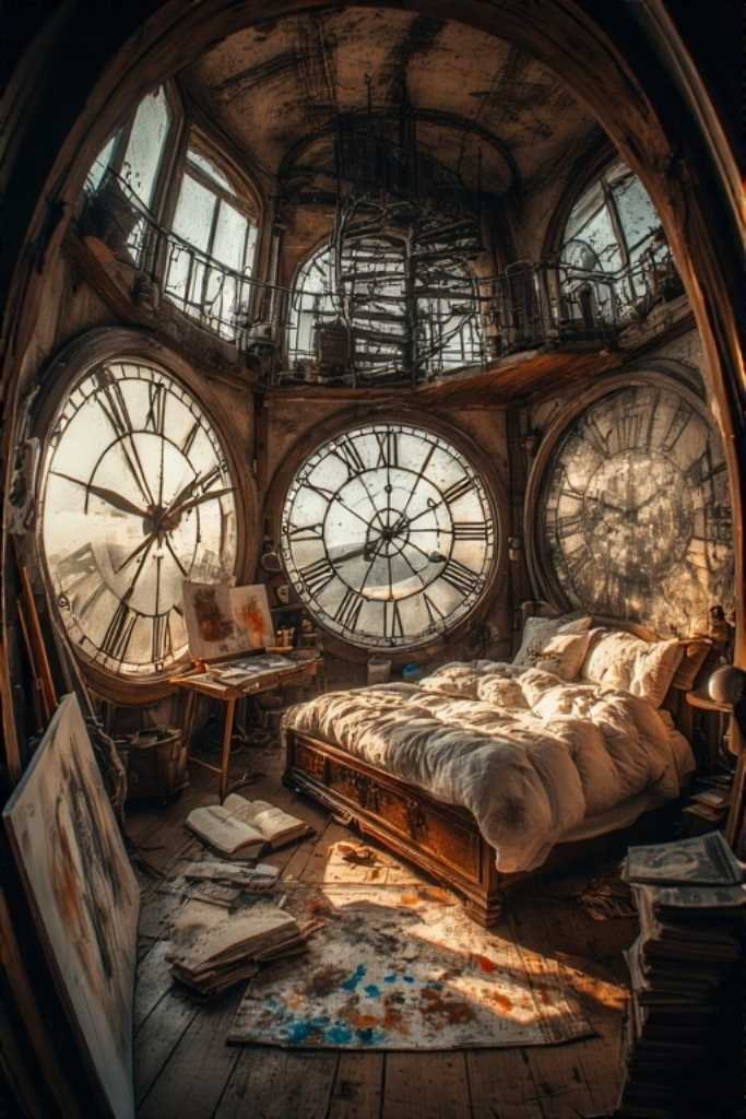 Art Studio Clock Tower Bedroom
