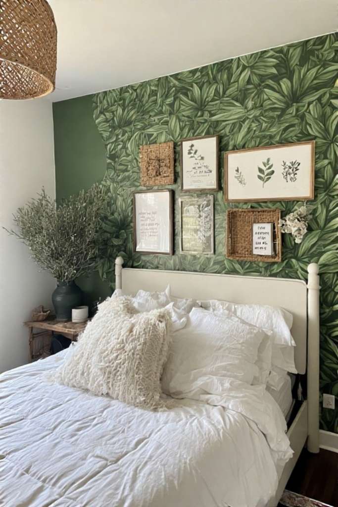 Boho Bedroom Gallery Wall Style