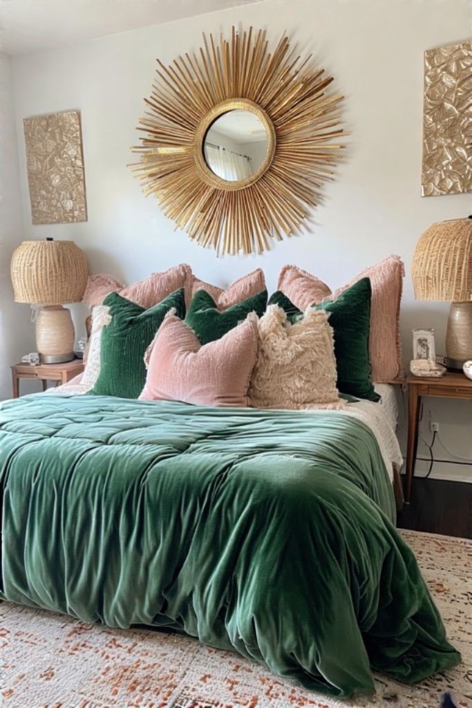Boho Glam with Metallic Accents