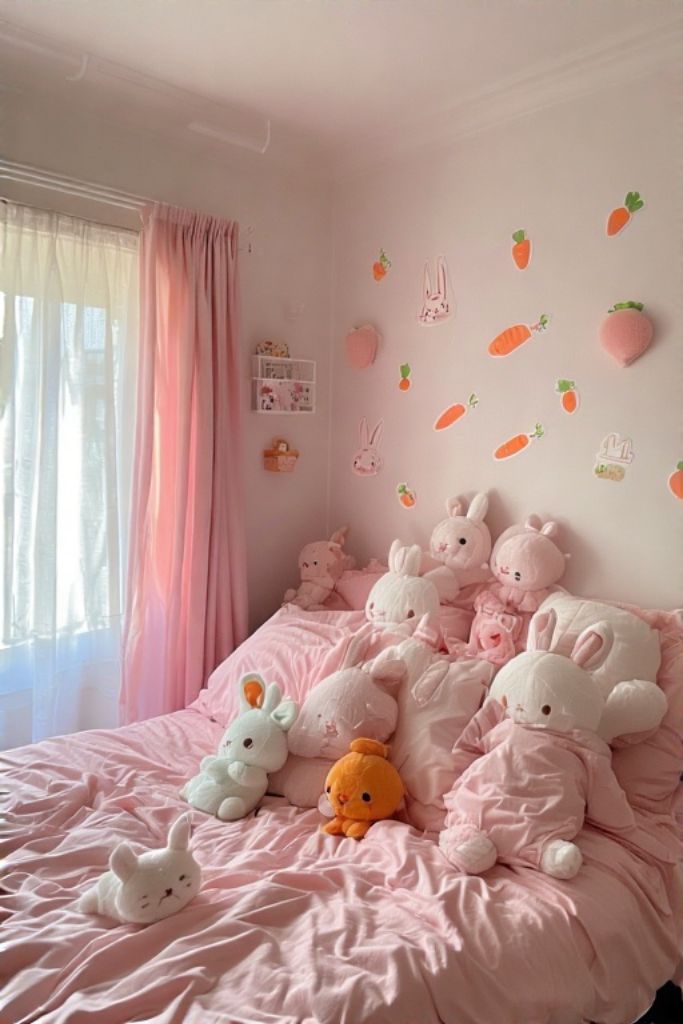 Relaxing Teenage Girl Bedroom