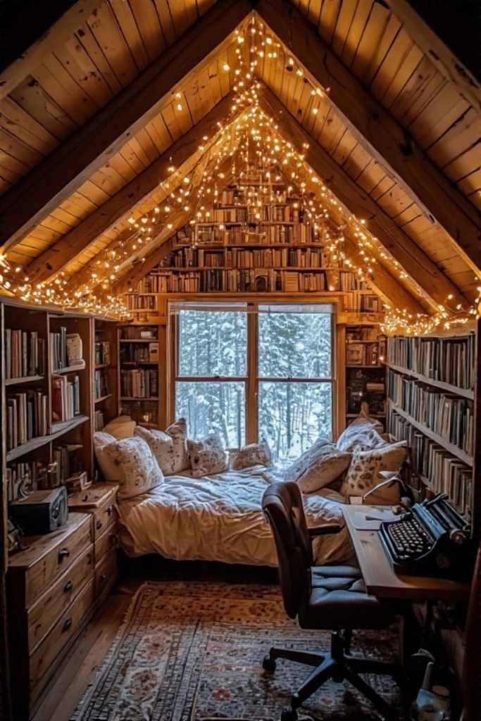 Enchanted Book Nook Bedroom