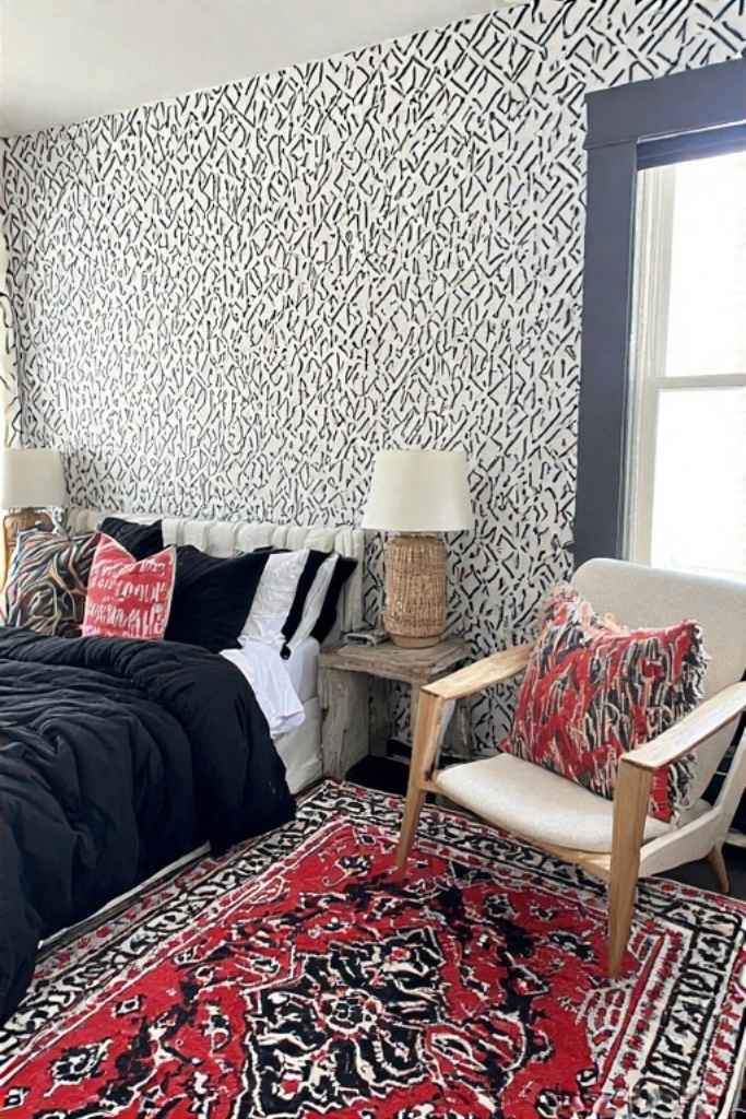 Black Boho Bedroom