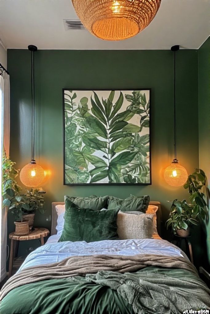 Green Bedroom Decor