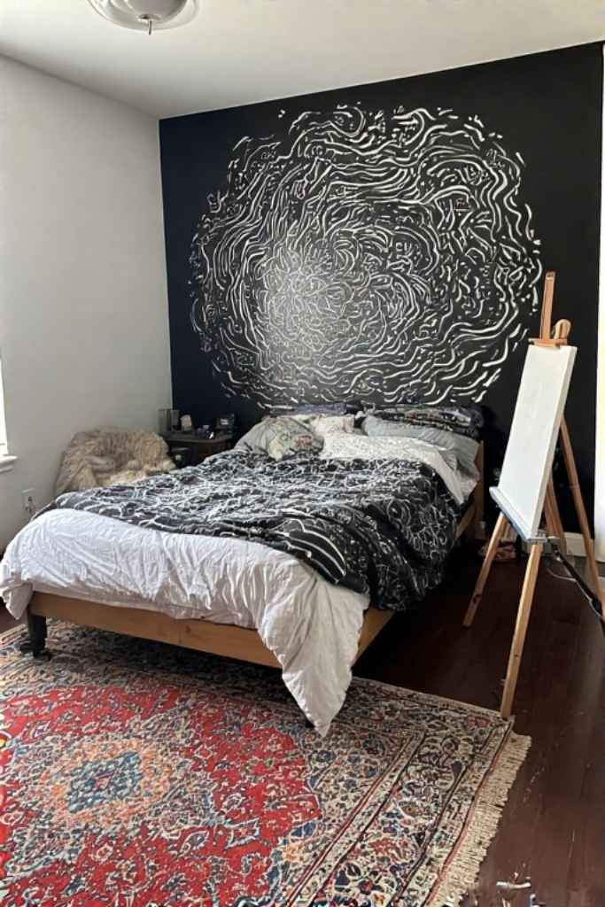 Black Boho Bedroom