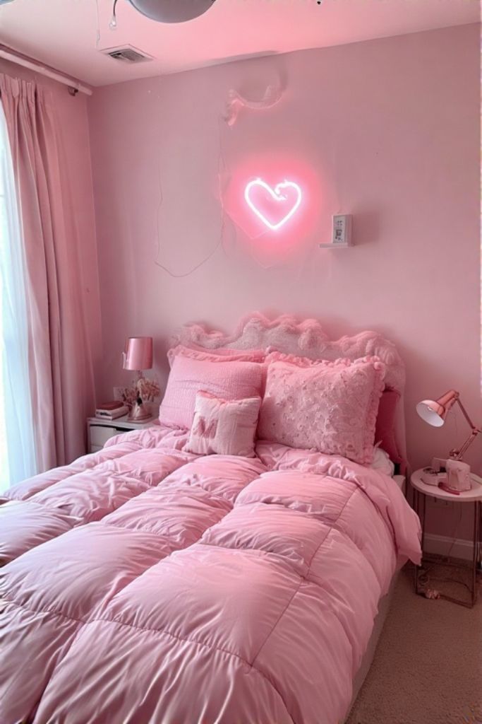 Pink Bedroom Decor