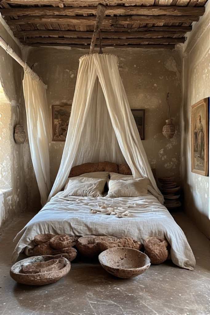 Wabi-Sabi Rustic Artist Bedroom