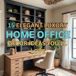 Elegant Luxury Home Office Decor Ideas You'll Love