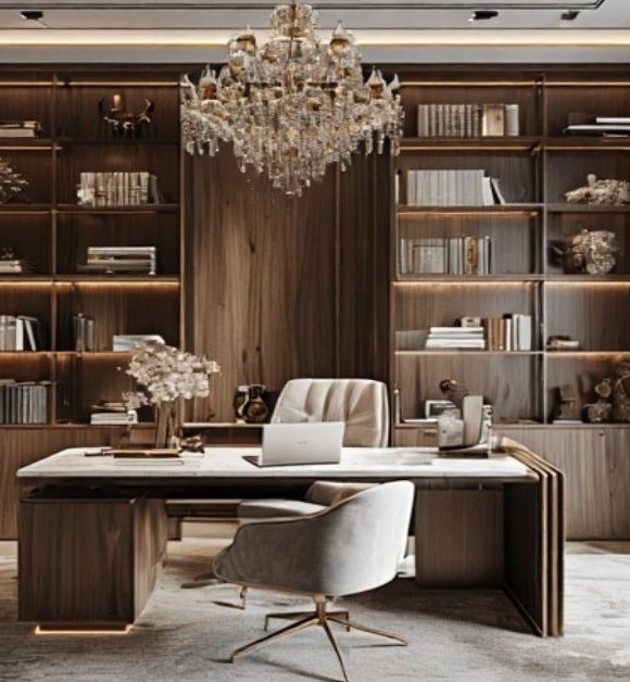 Elegant Luxury Home Office Decor Ideas
