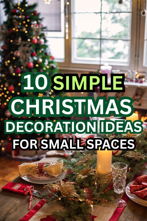 Christmas Decoration Ideas for Small Spaces