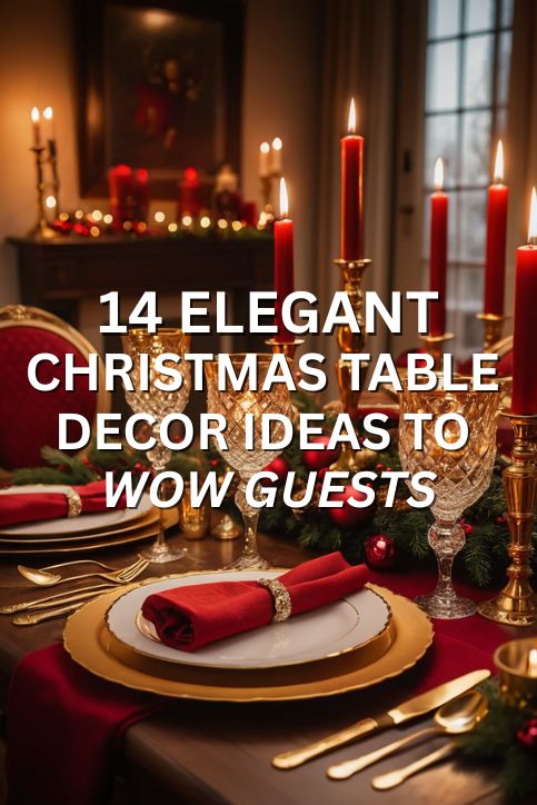 14 Elegant Christmas Table Decor Ideas to Wow Guests