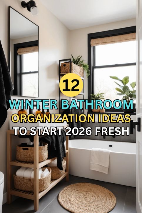 12 Winter Bathroom Organization Ideas to Start 2026 Fresh