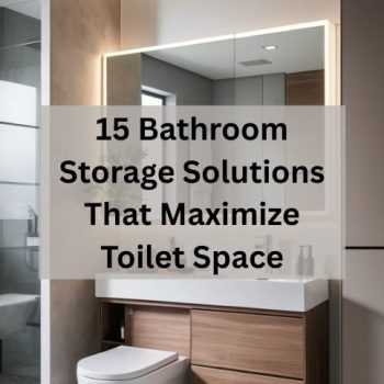 15 Bathroom Storage Solutions That Maximize Toilet Space 15 Bathroom Storage Solutions That Maximize Toilet Space