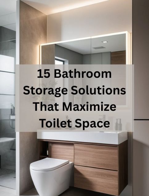 15 Bathroom Storage Solutions That Maximize Toilet Space