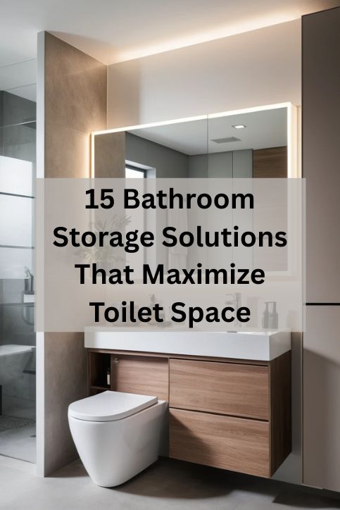 15 Bathroom Storage Solutions That Maximize Toilet Space