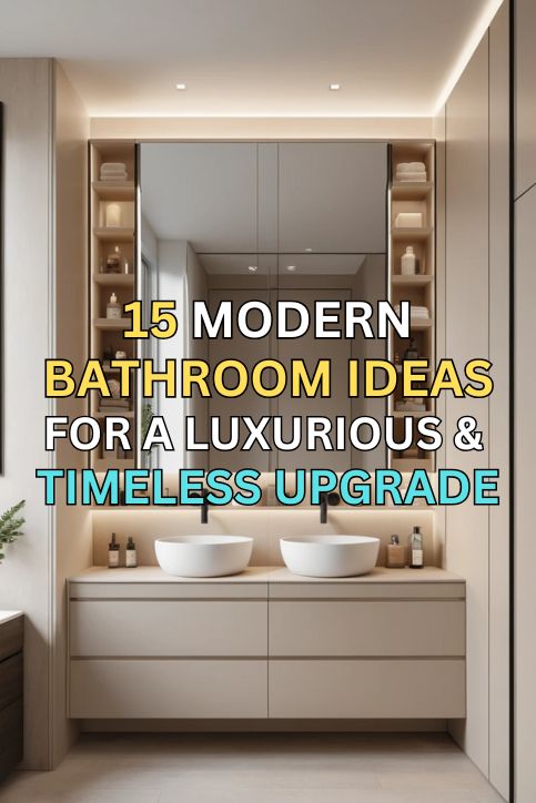15 Modern Bathroom Ideas for a Luxurious & Timeless Upgrade