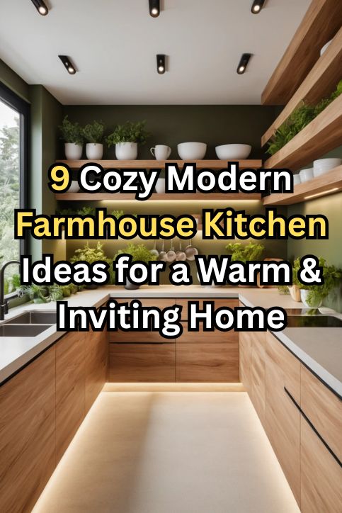 Cozy Modern Farmhouse Kitchen Ideas