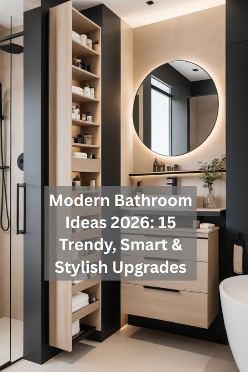 Modern Bathroom Ideas 2026: 15 Trendy, Smart & Stylish Upgrades