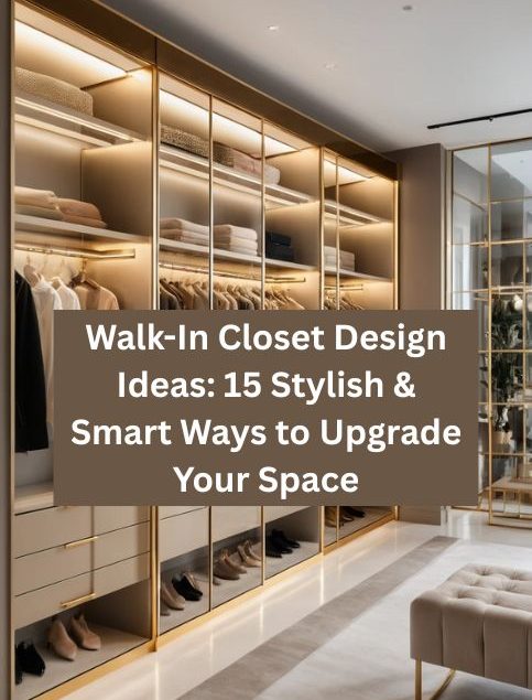 Walk-In Closet Design Ideas: 15 Stylish & Smart Ways to Upgrade Your Space