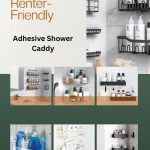 Best Adhesive Shower Caddies for Small Bathrooms